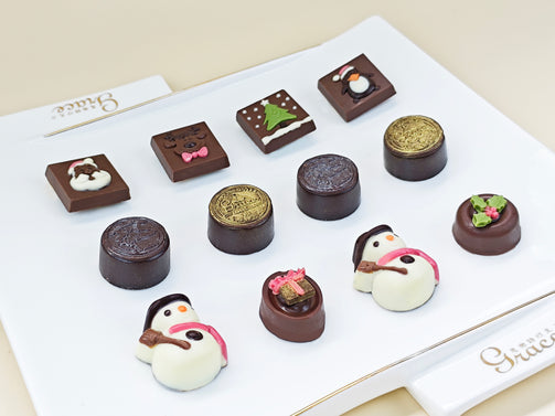 Christmas Lantern Three-Tier Gift Box Chocolates