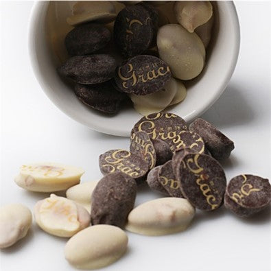 Grace Chocolate Dark and White Chocolate Covered Almonds & Cashews
